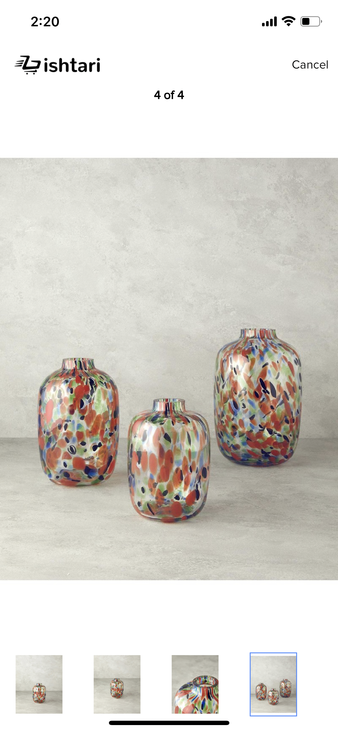 Multicolor Vase